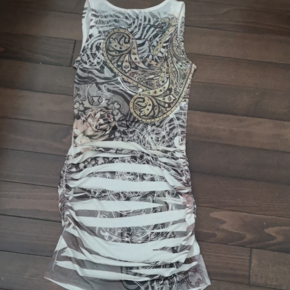 Andre by unit Patterned Mini dress - Picture 7 of 14